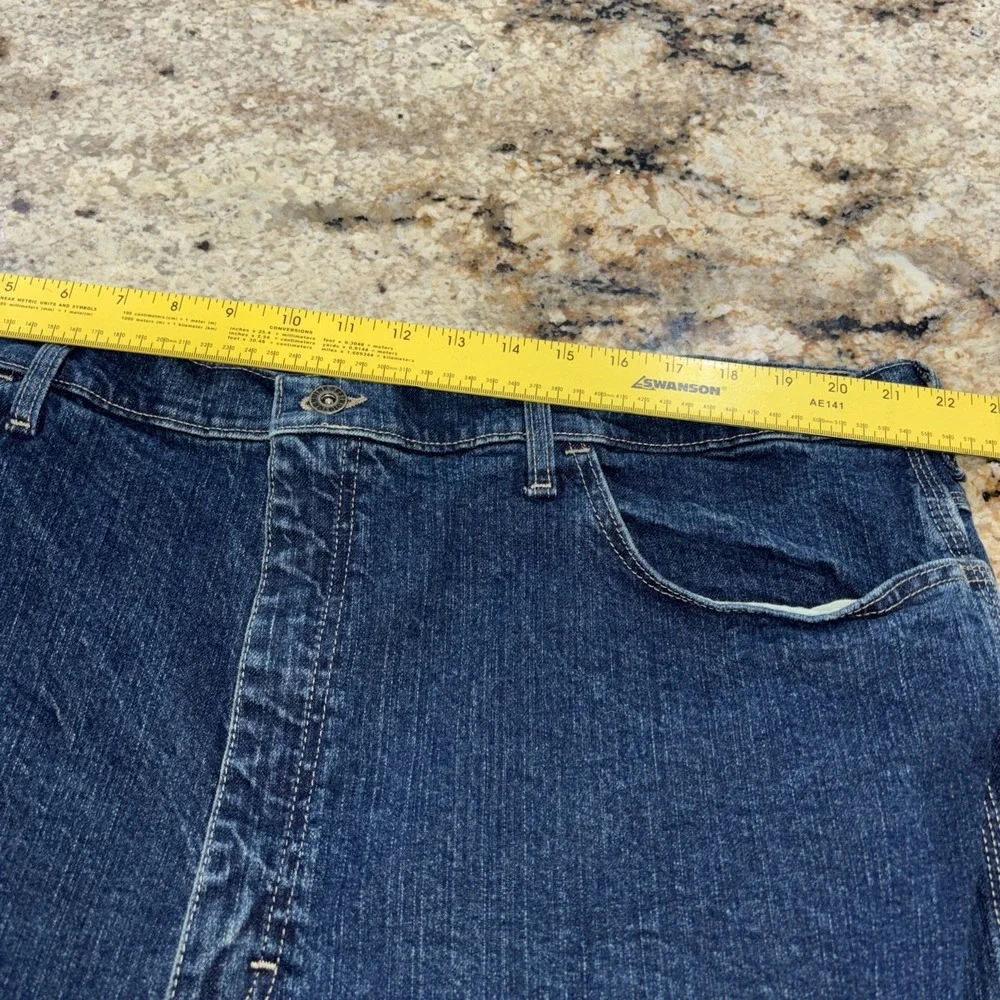 DICKIES UTILITY JEAN MENS 44X32 Carpenter denim y2k blue